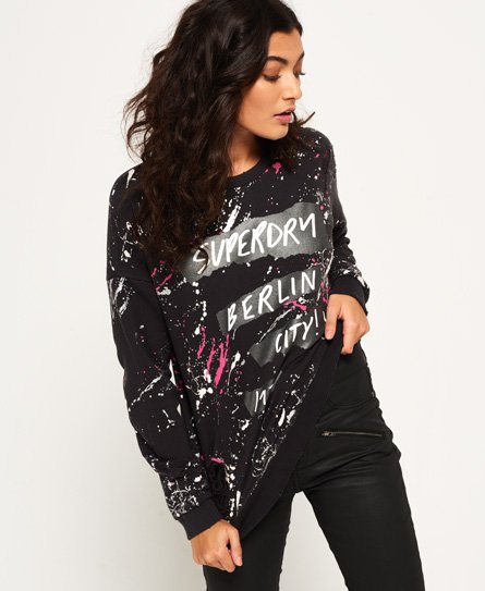 Superdry Splatter Punk Crew Jumper Splatter Punk Crew Jumper