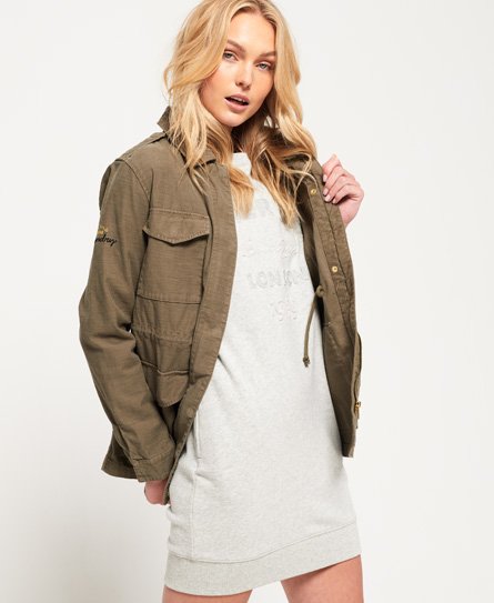 Superdry Slub 4 Pocket Rookie-jakke Slub 4 Pocket Rookie-jakke