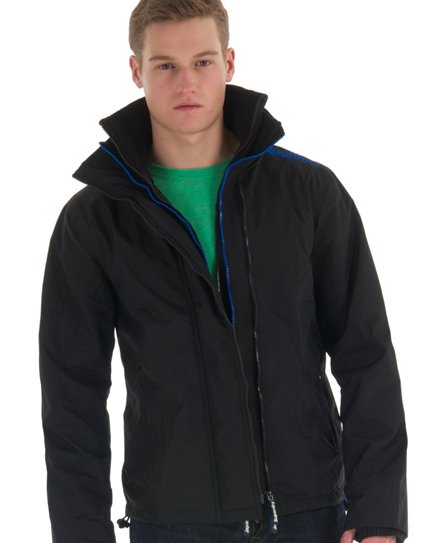 Mens Technical Windcheater in Black Superdry Technical Windcheater | Mens