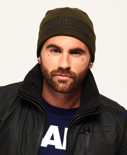Superdry Surplus Goods Logo Beanie Surplus Goods Logo Beanie