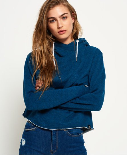 Superdry Orange Label Luxe Edition kort hettegenser Orange Label Luxe Edition kort hettegenser