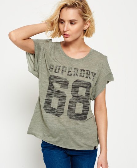 Superdry T-shirt épaules nues Injected T-shirt épaules nues Injected