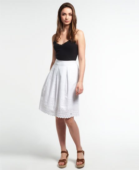 Superdry Broderie Shimmer Midi Skirt Broderie Shimmer Midi Skirt