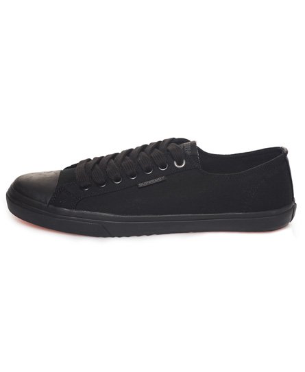 Superdry low pro trainers on sale black