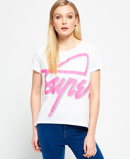 Superdry 3D Crew Neck Boyfriend T-shirt 3D Crew Neck Boyfriend T-shirt
