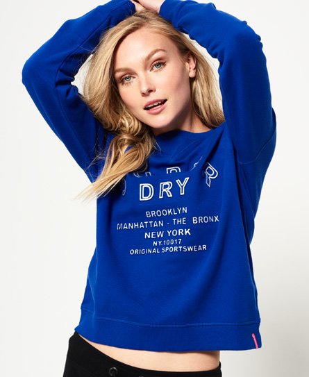 Superdry Embossed Sport Code-genser med rund hals Embossed Sport Code-genser med rund hals