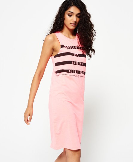 Superdry Mariner Stripe midi-jurk Mariner Stripe midi-jurk