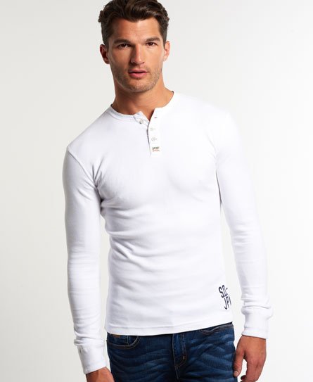 Superdry Heritage Grandad Shirt Heritage Grandad Shirt