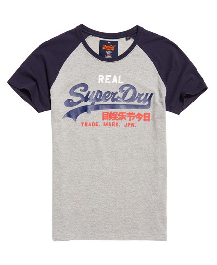 Superdry Vintage Logo Raglan-T-skjorte Vintage Logo Raglan-T-skjorte