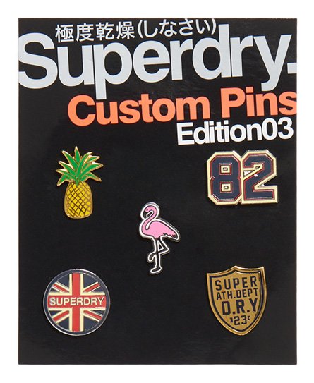 Superdry Custom Pin Badge Pack Custom Pin Badge Pack
