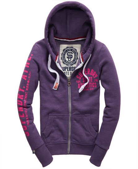 Superdry Track Field Zip Hoodie Women s Womens Hoodies and sweatshirts