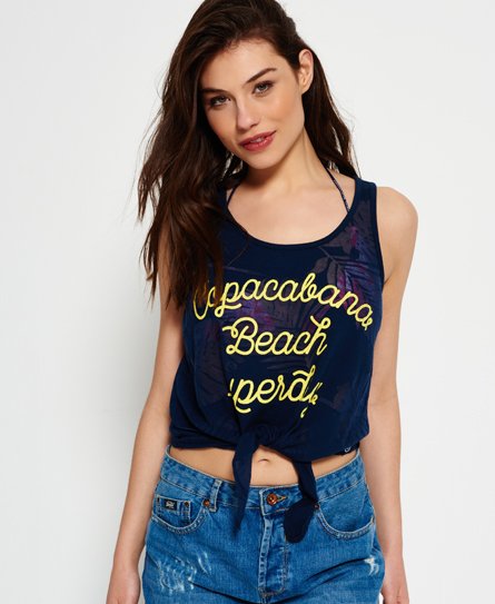 Superdry Colombo Knot Hem Tank Top Colombo Knot Hem Tank Top