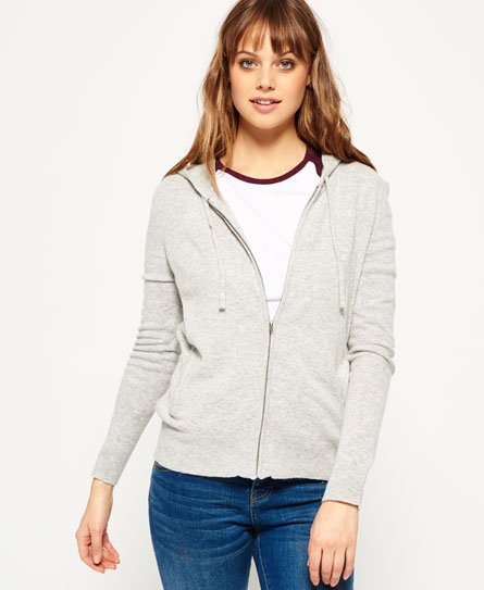 Superdry Luxe Knitted Zip Hoodie Luxe Knitted Zip Hoodie