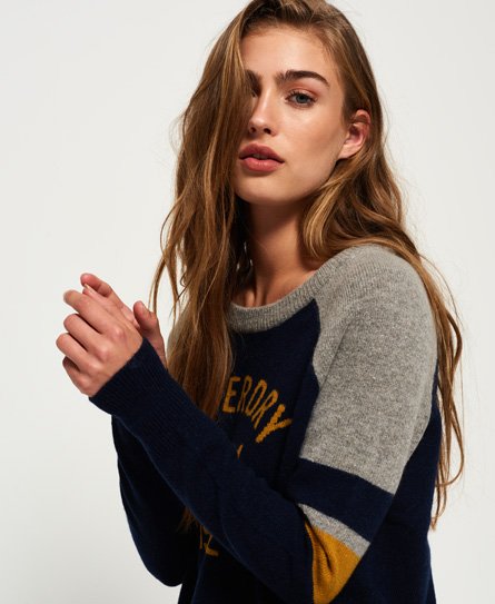 Superdry Varsity Logo Knit Varsity Logo Knit
