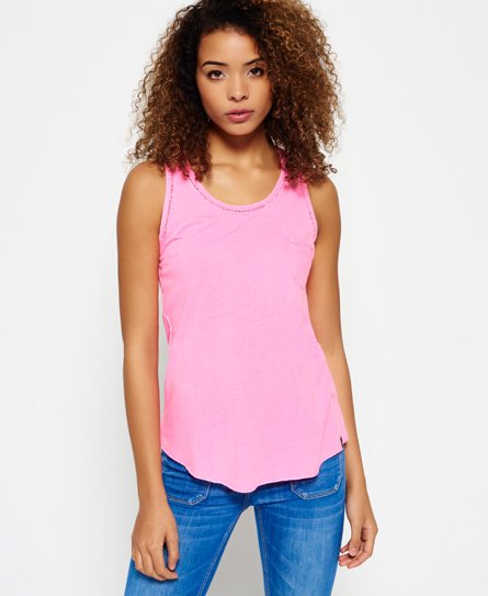 Superdry Débardeur bordé de dentelle ajourée Débardeur bordé de dentelle ajourée 67513