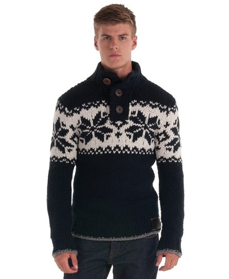 Mens - coxwain henley in Navy | Superdry UK