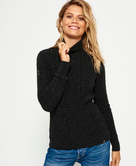 Superdry Croyde gebreide coltrui Croyde gebreide coltrui