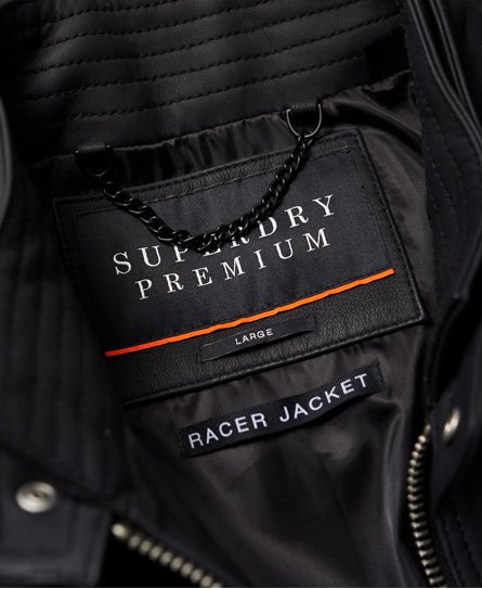 Superdry premium clearance suede racer jacket