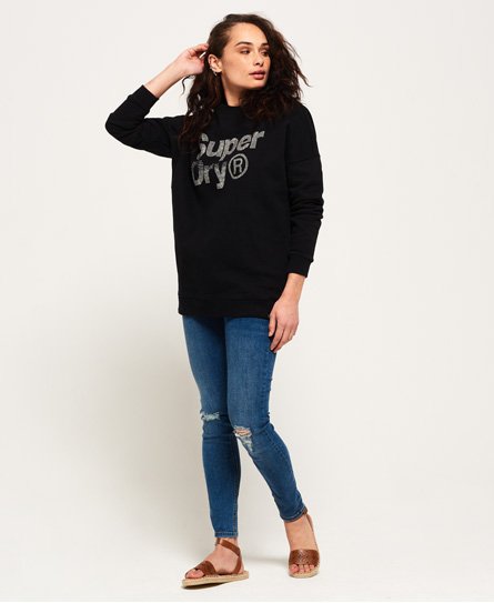 superdry sparkle skater hoodie