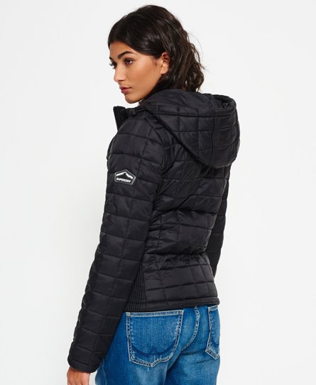 Hooded box quilt fuji jacket superdry hotsell