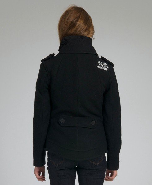 superdry classic pea coat