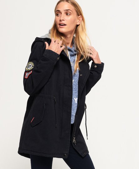 Superdry Pacific Patch-parkasjakke Pacific Patch-parkasjakke