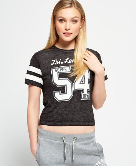 Superdry Tri League Crop Football Top Tri League Crop Football Top