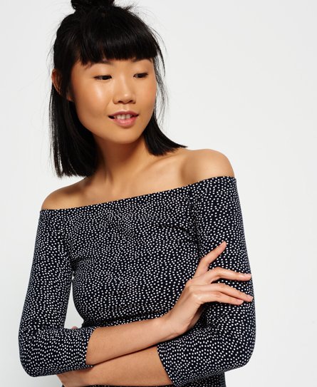 Superdry Essentials Off Shoulder Top Essentials Off Shoulder Top