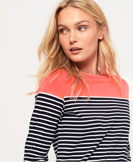 Superdry Colour Block Breton Top Colour Block Breton Top73566