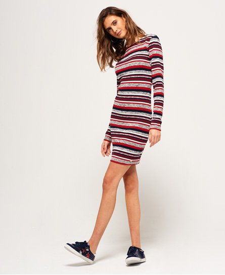 Superdry Stripe Pacific Bodycon jurk Stripe Pacific Bodycon jurk