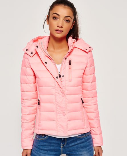 Superdry Slim Fuji jas met dubbele rits en capuchon Slim Fuji jas met dubbele rits en capuchon