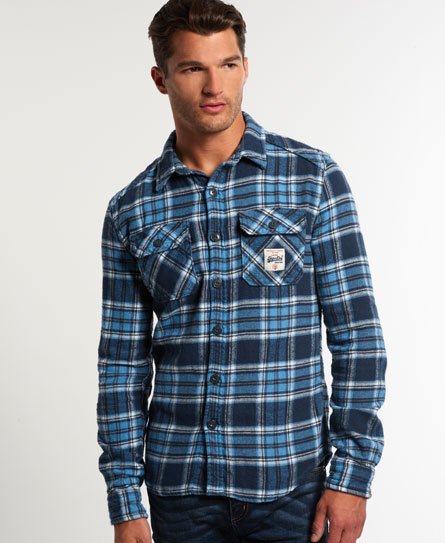 Superdry Milled Flannel Shirt Milled Flannel Shirt