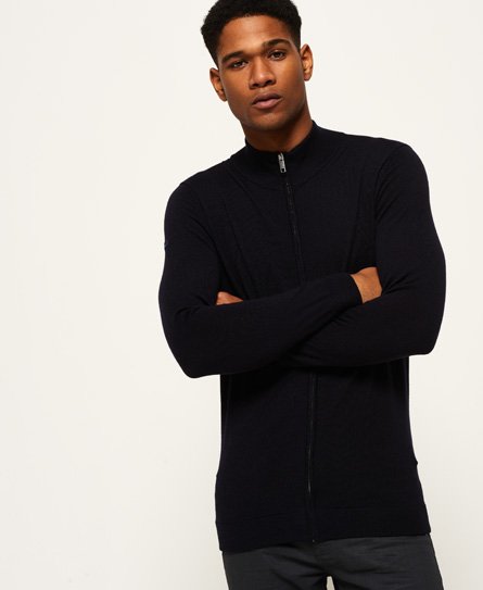 Superdry Track Top con zip Call Sheet Merino Track Top con zip Call Sheet Merino