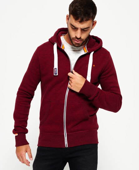 Superdry Orange Label Zip Hoodie Orange Label Zip Hoodie