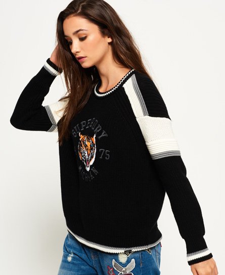 Superdry Preppy Blocked Strickpullover Preppy Blocked Strickpullover72558