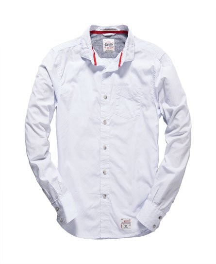 Superdry Laundered Cut Collar Shirt Laundered Cut Collar Shirt