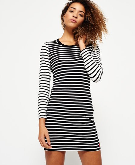 Superdry Stripey Long Sleeve Dress Stripey Long Sleeve Dress