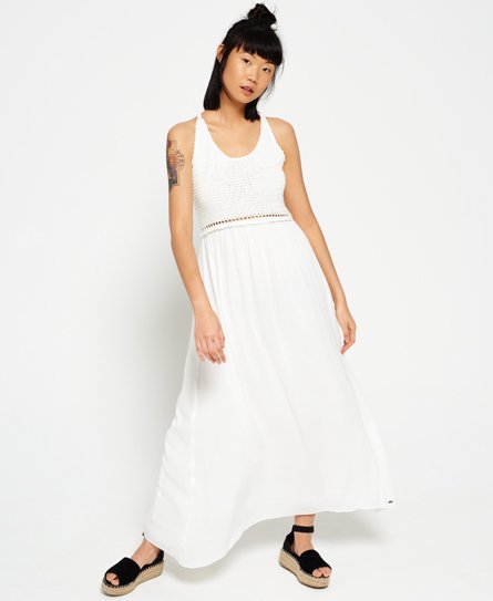 Superdry Isla Scoop Crochet Maxi Dress Isla Scoop Crochet Maxi Dress