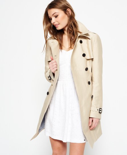 Superdry Belle Trench Coat - Women's Jackets and Coats