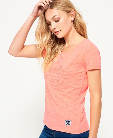 Superdry Vintage Logo Embossed Pop Boyfriend T-shirt Vintage Logo Embossed Pop Boyfriend T-shirt
