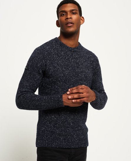Superdry Jersey de tweed con cuello redondo Scarfell Jersey de tweed con cuello redondo Scarfell 72903