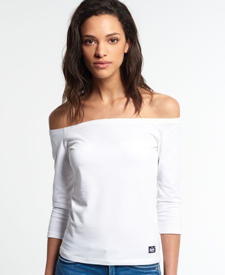 Superdry Essentials Off Shoulder Top Essentials Off Shoulder Top
