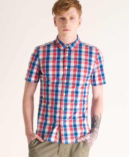 Mens - New York Shirt in Redhook Check | Superdry