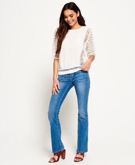 Superdry Zadie Kick Flare Jeans Zadie Kick Flare Jeans