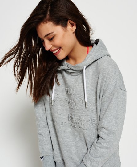 Superdry Embossed Vintage Logo Slouch Hoodie Embossed Vintage Logo Slouch Hoodie69660