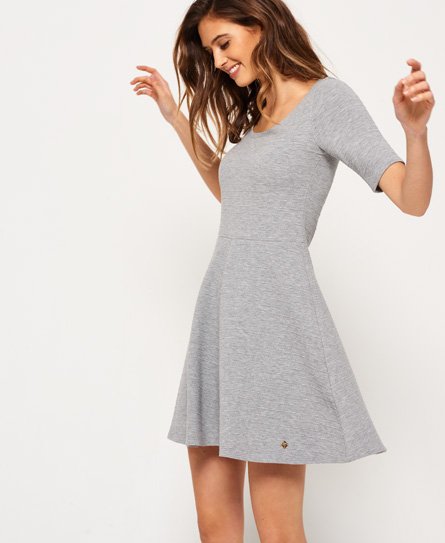 Superdry Wave Textured Skater Dress Wave Textured Skater Dress
