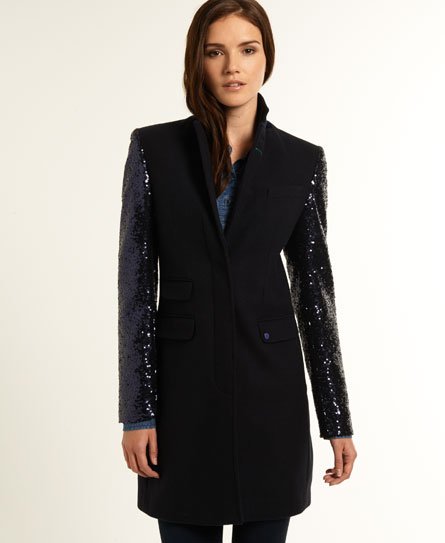 Superdry Sequin Town Coat Sequin Town Coat