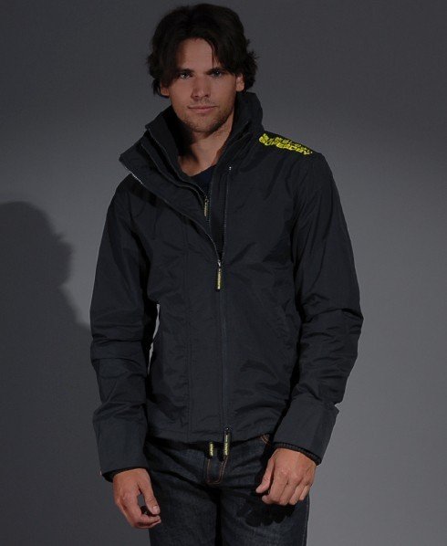 superdry windcheater yellow