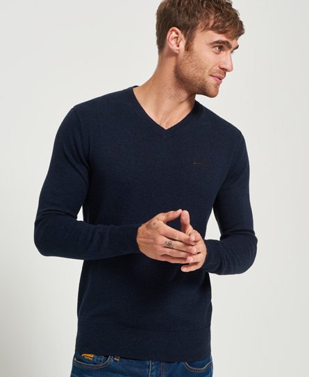 Superdry Orange Label Vee Knit Jumper Orange Label Vee Knit Jumper