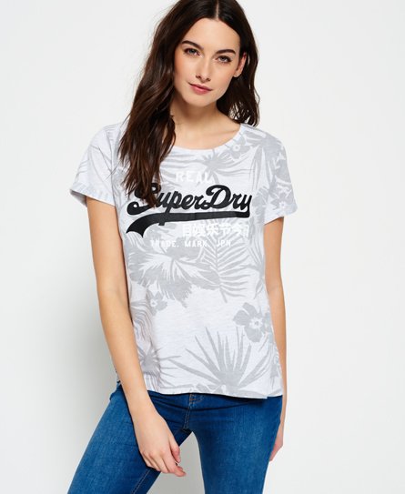 Superdry Vintage Logo Hawaiian Boyfriend T-shirt Vintage Logo Hawaiian Boyfriend T-shirt